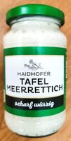 Tafel Meerrettich, scharf würzig
