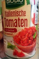Italienische Tomaten in Stücken