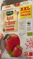 Apfel erdbeer fruchtmus
