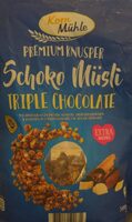 Premium Knusper-Schokomüsli Triple Chocolate