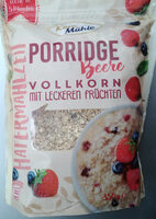 Porridge Beere Vollkorn mit Früchten