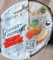 Genussmoment Quarkcreme Pfirsich-Aprikose
