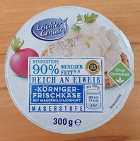 Körniger Frischkäse Magerstufe