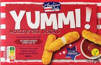 Yummi - Mozzarella-Sticks mit Paprika-Chili-Dip
