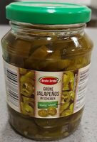 Grüne Jalapeños in Scheiben, feurig scharf
