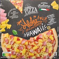 Steinofenpizza Hawaii