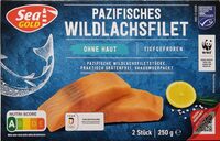 Pazifisches Wildlachsfilet ohne Haut