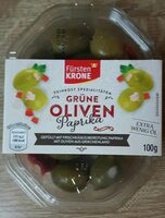 Grüne Oliven - Paprika