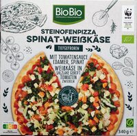 Steinofen Pizza Spinat-Weißkäse