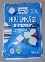 Netto Gutes Land Hirtenkäse 20 % Fett 250g 1.89€ 1kg 7.56€