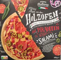 Holzofen Pizza Salami Peperoni Piccante