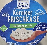 Körniger Frischkäse Halbfettstufe