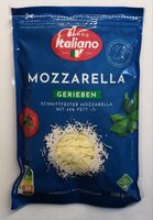 Mozzarella gerieben