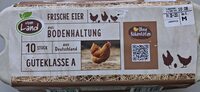 Frische Eier aus Bodenhaltung, Güteklasse A