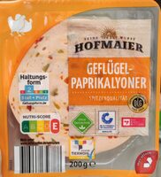 Geflügel-Paprikalyoner