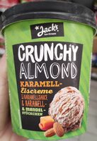Crunchy Almond Karamell Eiscreme