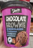 Chocolate brownie Schokoladen Eiscreme