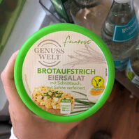 Brotaufstrich Eiersalat mit Schnittlauch