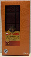 Schweizer Edel-Zartbitter Schokolade Orange