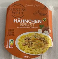Hähnchenbrust auf Steinpilzsauce mit Eierknöpfle