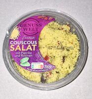 Couscous-Salat mit Paprika und Rosinen