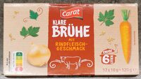 Klare Brühe mit Rindfleischgeschmack