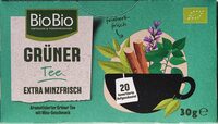 Grüner Bio-Tee mit Minzgeschmack