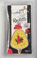 Raclette-Käse mit Chili verfeinert