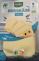 Bergkäse in Scheiben, 45 % Fett i. Tr.