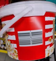 Popcorn karamelisiert im Eimer