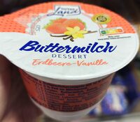 Buttermilch Dessert Erdbeere-Vanille