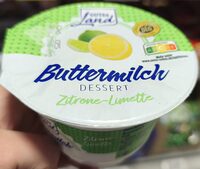 Buttermilch Dessert Zitrone Limette