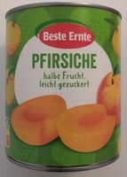 Pfirsiche halbe Frucht, leicht gezuckert