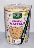 Bio-Linsenwaffeln gesalzen