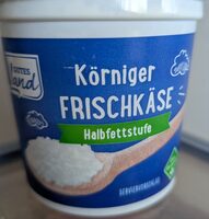 Körniger Frischkäse Halbfettstufe