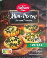 Mini-Pizza Spinat