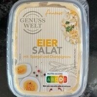 Eiersalat mit Spargel und Champignons