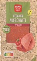 Veganer Aufschnitt Typ Salami