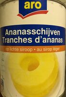 Tranches d'ananas au sirop léger