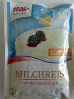 Real Milchreis - Vanille-Geschmack