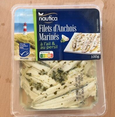 Filet d'ancois marinés à l'ail et au persil - Nautica - Nautica