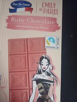 Ruby Chocolade met wijn smaak