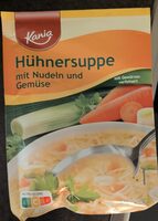 Hühnersuppe mit Nudeln und Gemüse