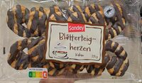 Blätterteigherzen Kakao