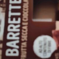 Barrette frutta secca e cioccolato