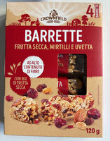 Barretta Frutta Secca E Mirtilli