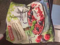 Brisures de framboises avec myrtilles