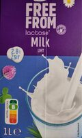 Free From Lactose Milk 2.8%