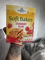 Soft bakes strawberry filling