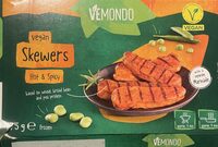 Vegan skewers hot & spicy